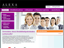 Tablet Screenshot of alexa.fi